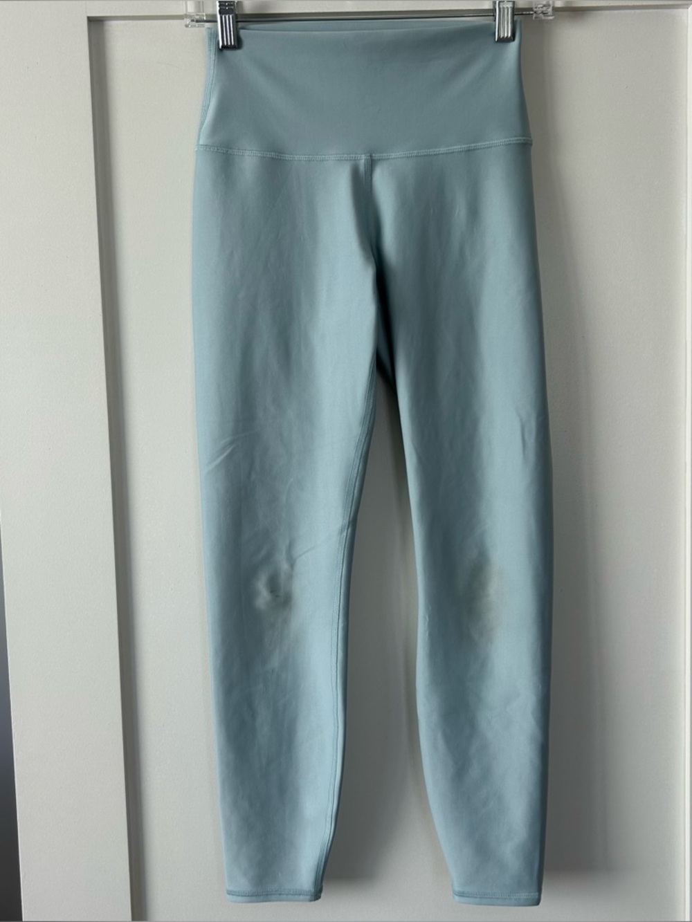 Alo Yoga High-Waist Airlift Legging 7/8 Length Light Blue Size Small